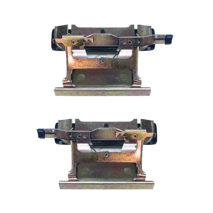 Door Handle Assembly 2 x Front Left + Right Outer Black for BMW E30 (1984–1991)