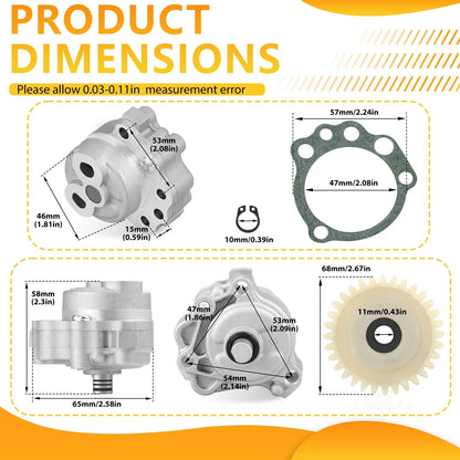 Oil Pump & Drive Gasket Kit for Yamaha Raptor 660R/700