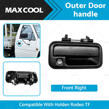 Front Right Outer Door Handle for Holden Rodeo TF (1988-2003) Black