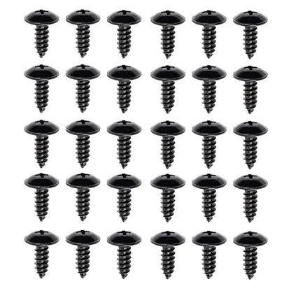 30 Pcs Fender Liner & Headlight Assembly Retainer Screws for Hyundai