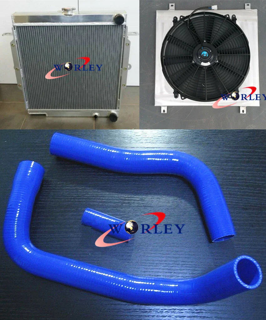 Aluminum Radiator Shroud & Fan for Land Cruiser 75 Series (1984-1990)