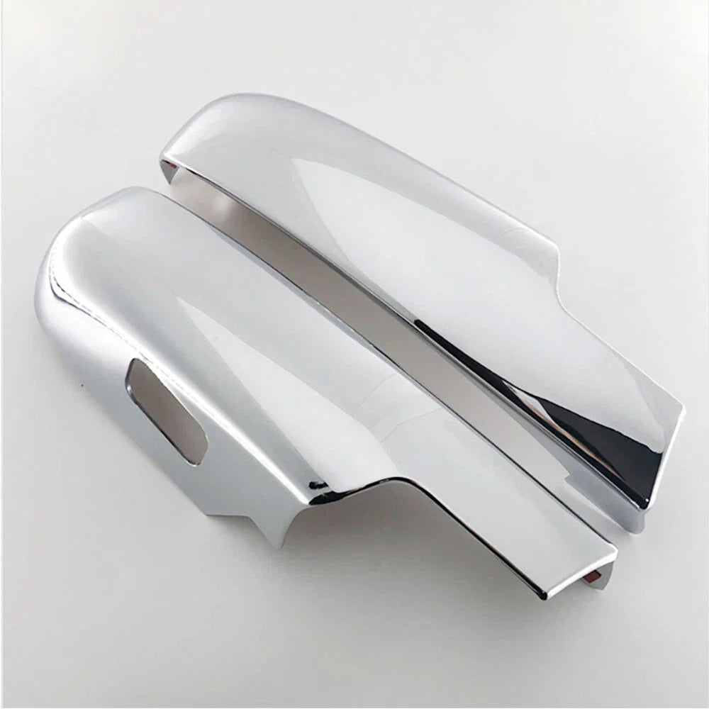 Silver ABS Lower Mirror Covers for Chevy Silverado GMC Sierra Tahoe Yukon