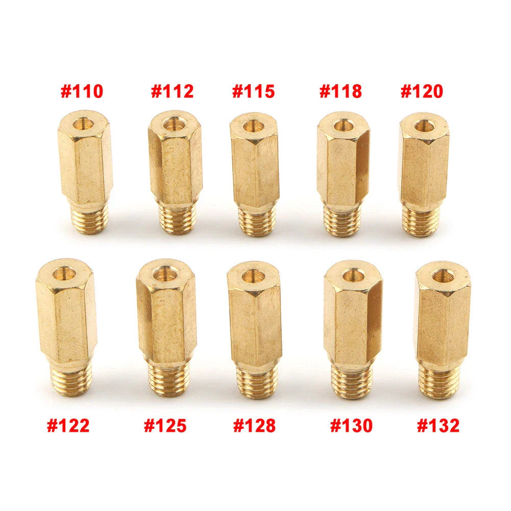 10 x M5 Main Jets Carburetor for OKO KOSO PWK BD CRS FCR FCR-MAX PD PE