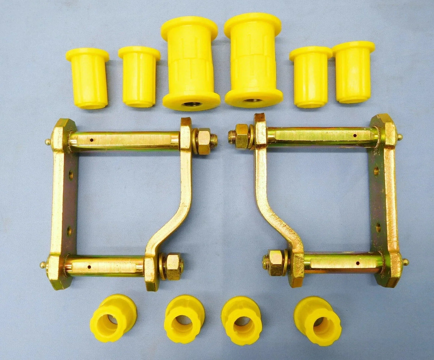 Greaseable Spring Shackles & Poly Bush Kit for Toyota Hilux 4WD (2015-)