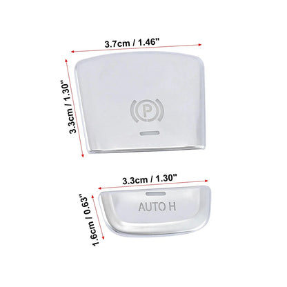 Parking Brake Switch Button Covers Set for BMW 5 Series 7 Series