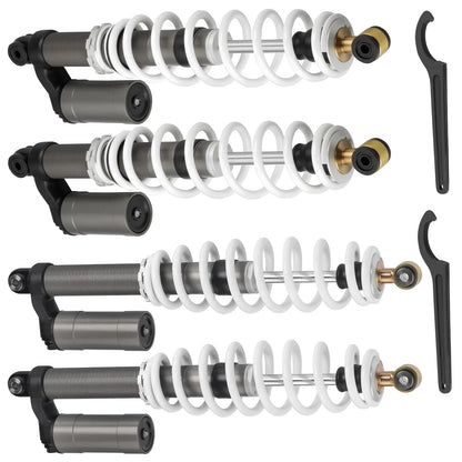 2 x Front + Rear Air Shocks Absorbers for Polaris RZR S 800 (2009–2012)