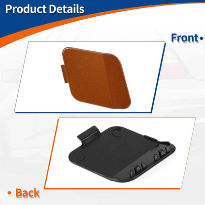 Tow Hook Cover Front Car Bumper for BMW Valencia Orange Metallic