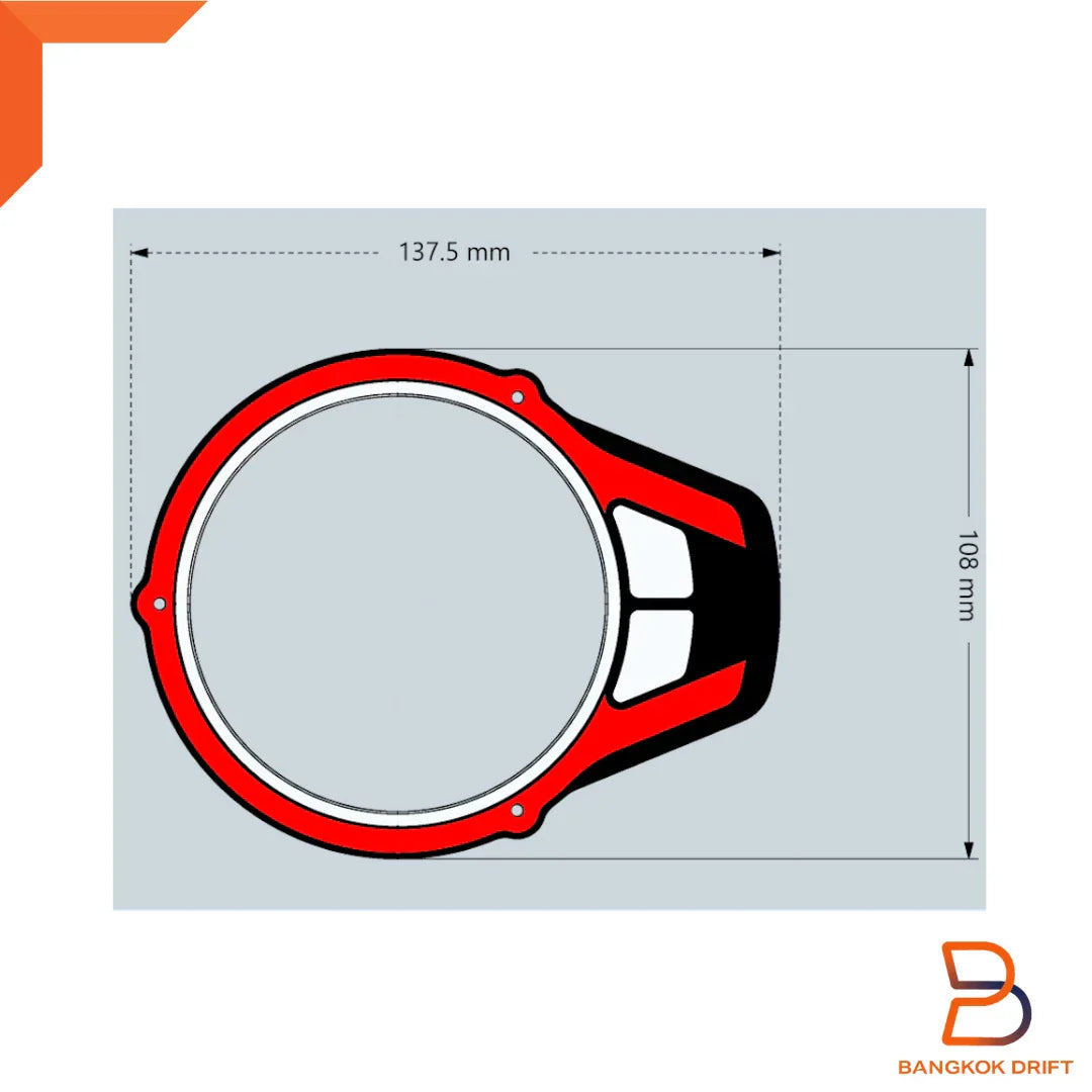 Aluminium Speedometer Cover for Honda Monkey Z125 CT125 (2018-2023)