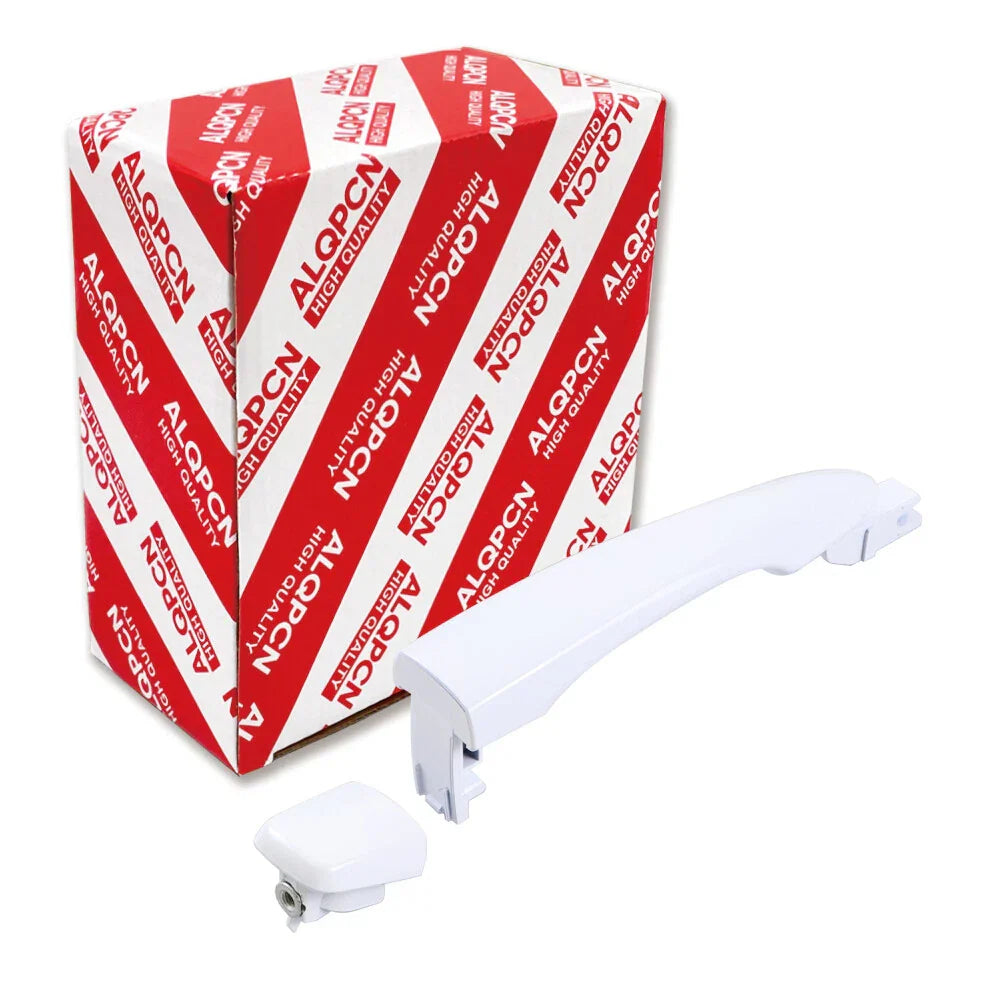 White Outer Door Handle No Key Hole for Nissan Navara D23 NP300 (2015-2022)