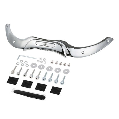 9.5'' Windshield Windscreen & Chrome Trims for Harley Road Glide (2004-2013)