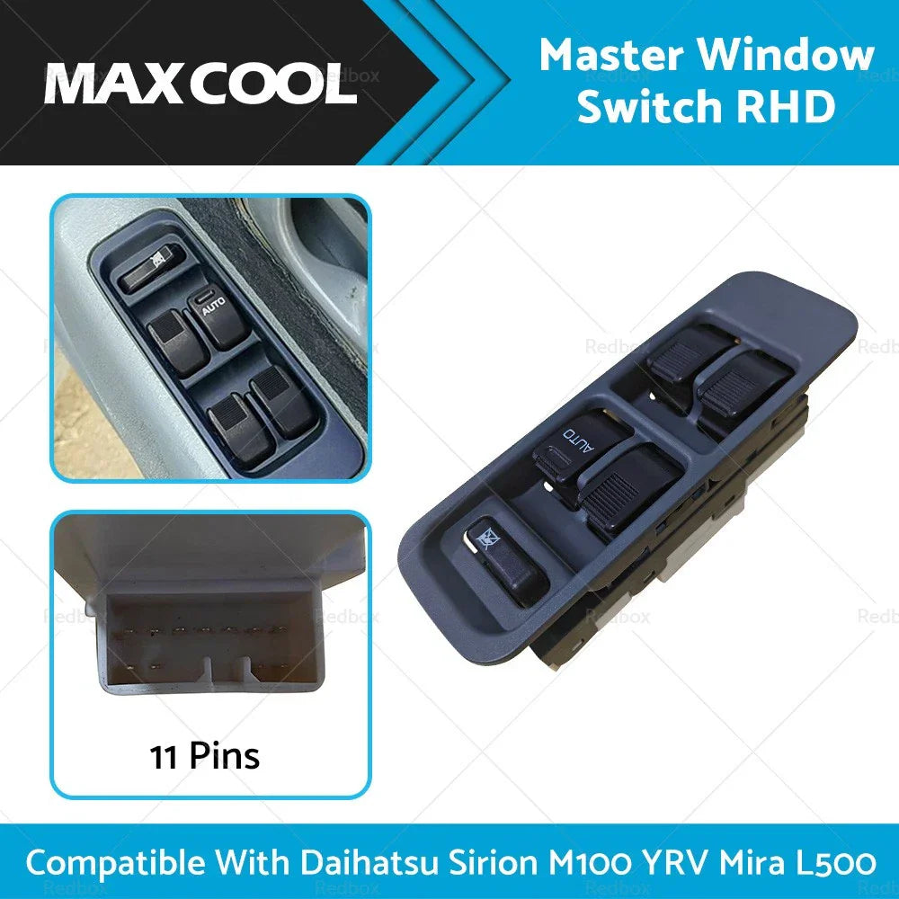 Master Window Switch for Daihatsu Sirion M100 YRV Mira L500 (2000-2005)