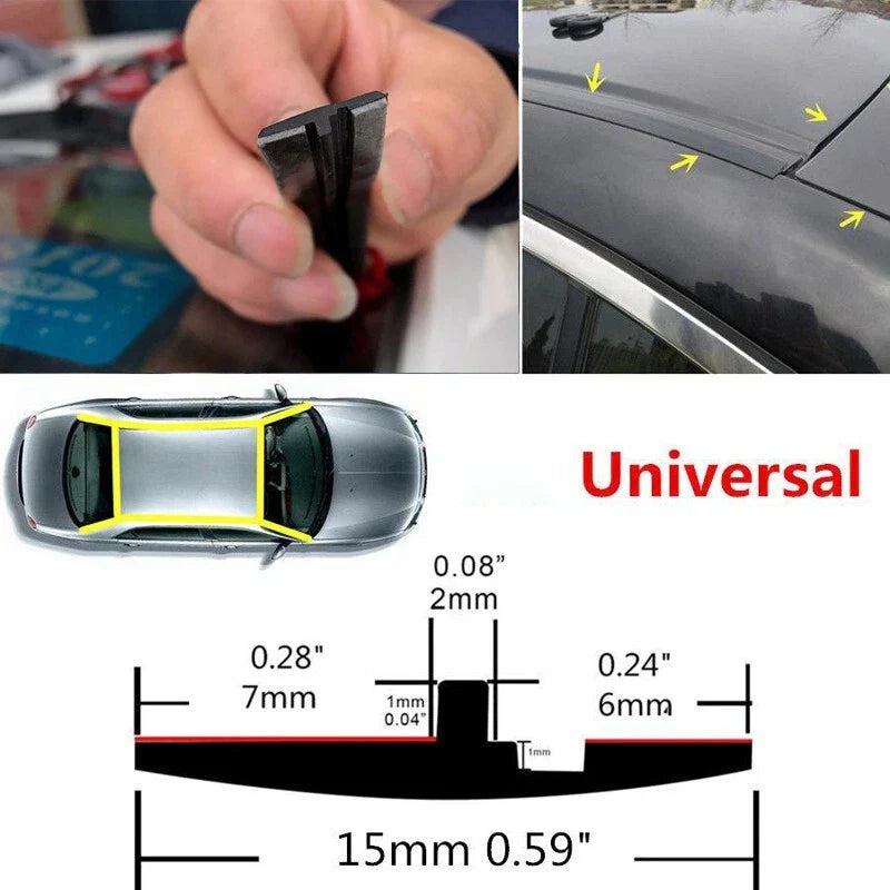 10ft Rubber Moulding Seal for Car Pillar Windscreen Sunroof Seal Strip