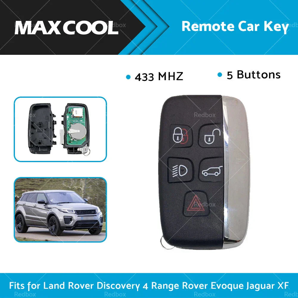Smart Key Remote for Land Rover Discovery 4, Range Rover Evoque, Jaguar XF