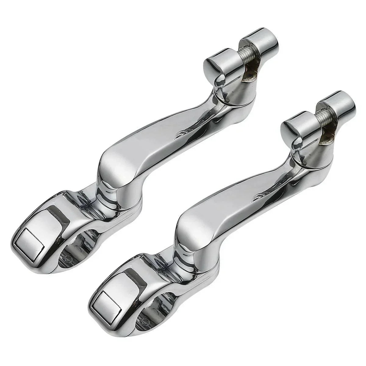 1 1/4" Adjustable Engine Guard Foot Pegs for Harley