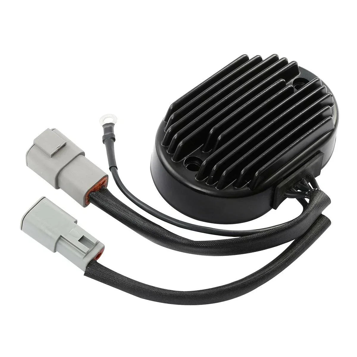 Black Voltage Regulator Rectifier for Harley Heritage Softail Classic (2007)