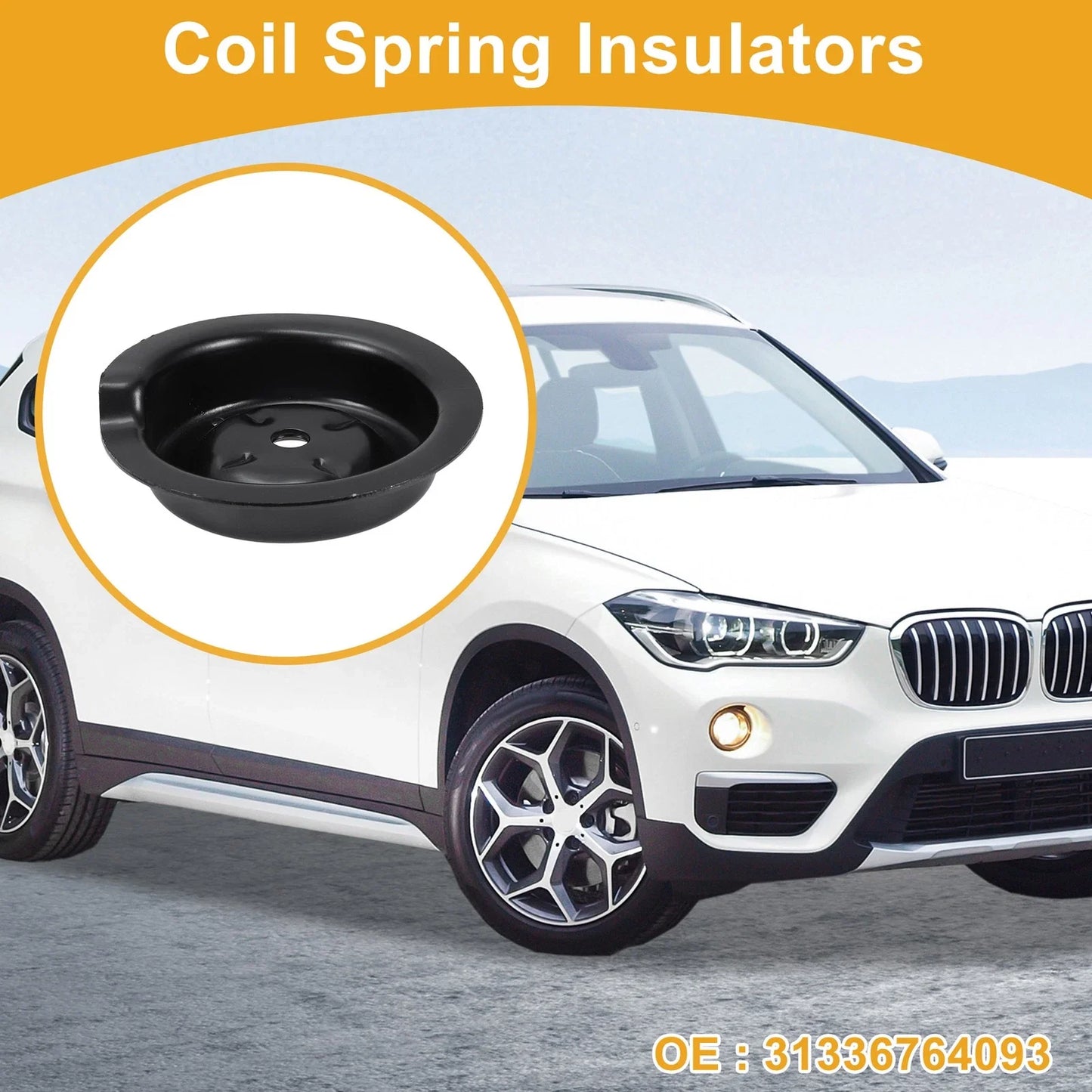 Coil Spring Insulators Metal for BMW X1 (2013 - 2015)