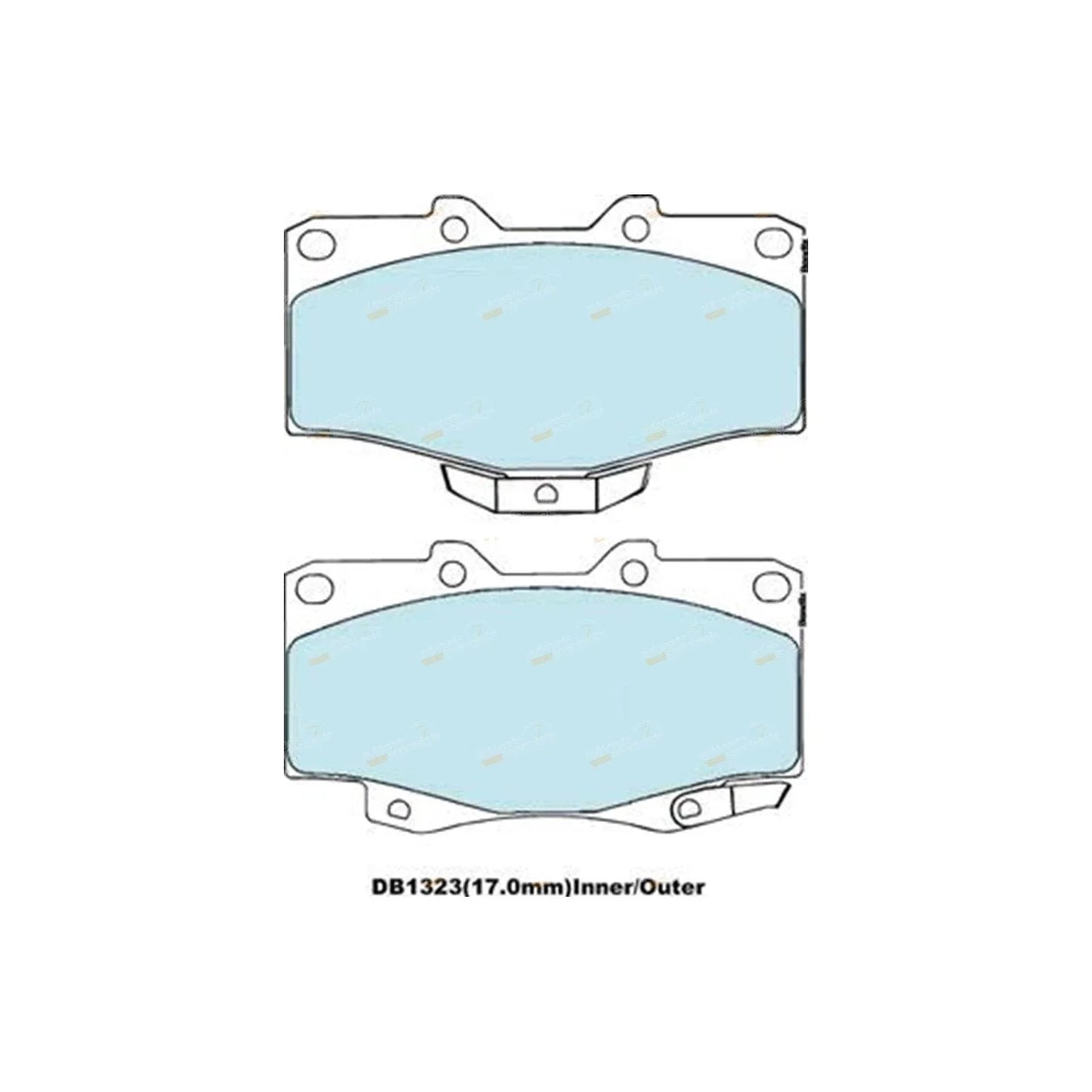 Front Slotted Disc Brake Rotors + Pads for Hilux Surf KZN185 (1995–2002)