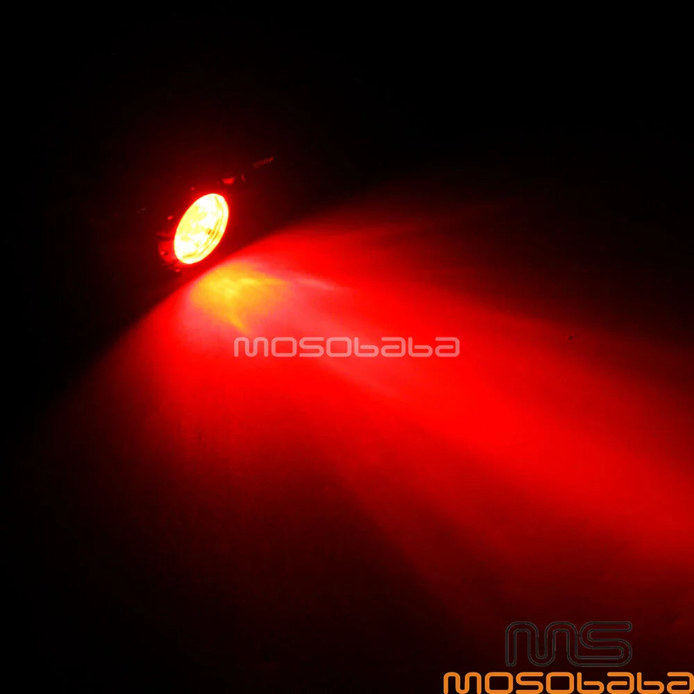 LED Brake Running Turn Signal Lights Red & Amber for Harley Dyna Kawasaki