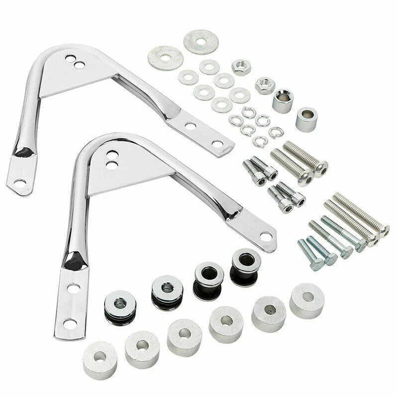 Detachable 2-Up Luggage Rack Docking Kit for Harley Touring (1997-2008)
