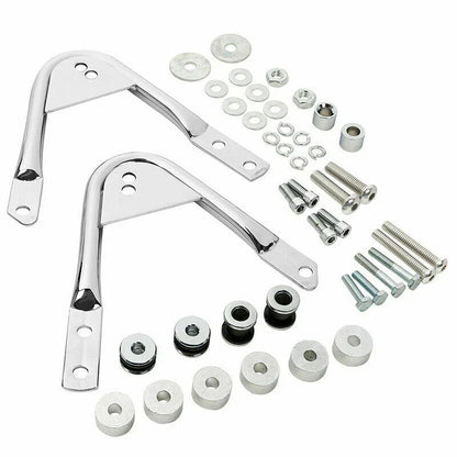 Detachable 2-Up Luggage Rack Docking Kit for Harley Touring (1997-2008)