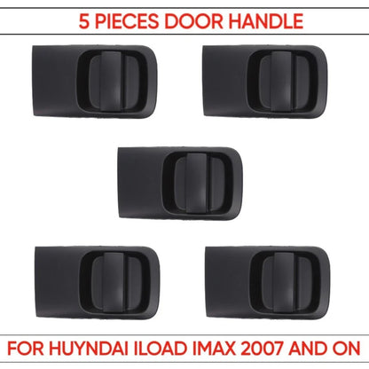 5 x Rear Right Outer Sliding Door Handle Black for Hyundai iLoad iMax (2007–2023)
