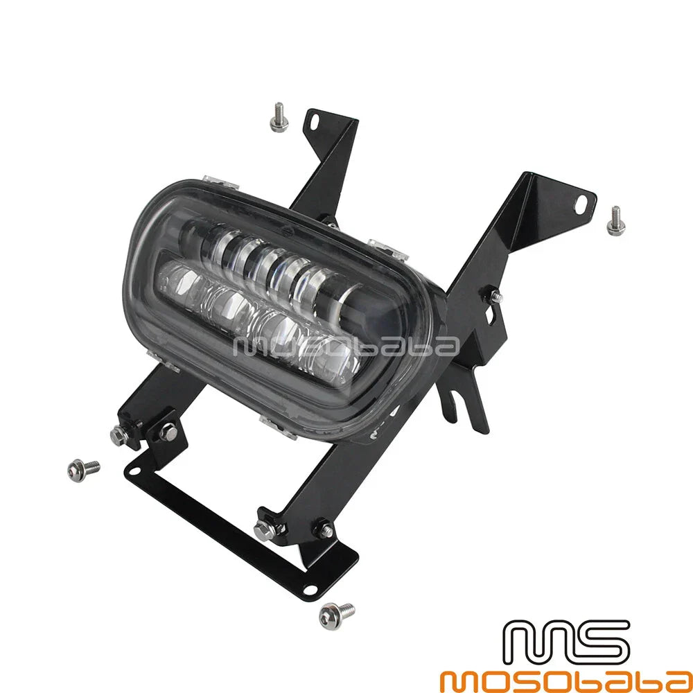 Front Fairing Windshield w/LED Headlight for Harley Softail Fat Bob (2018)