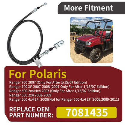 Cable Brake Parking for Polaris Ranger 500 2x4 & 4x4 (2007–2009)