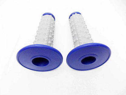 Yamaha YZ125 Forseti Blue Grey Diamond Handlebar Grip Set