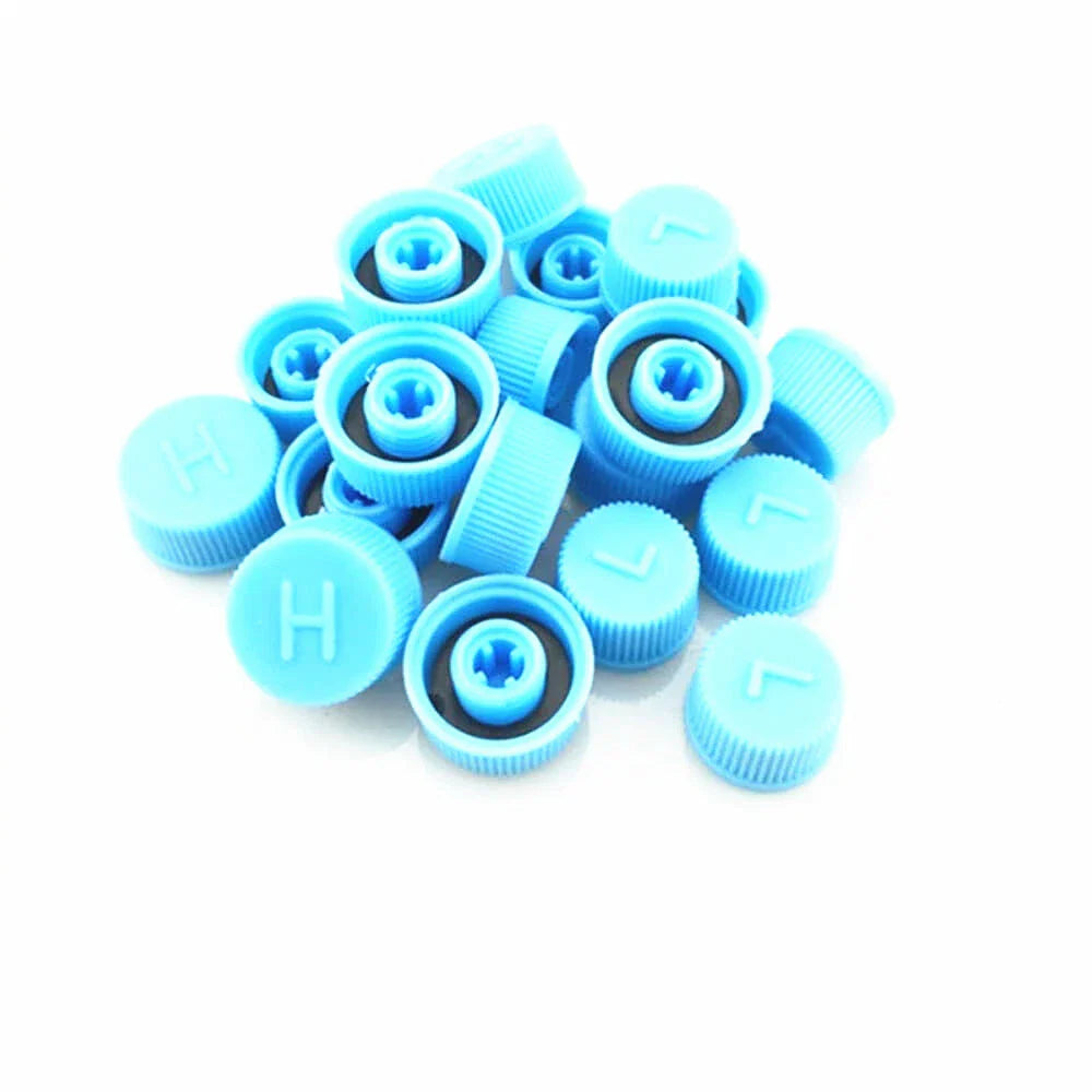30X A/C Charging Valve Dust Cover Caps for Auto M9X1.0 M10X1.0
