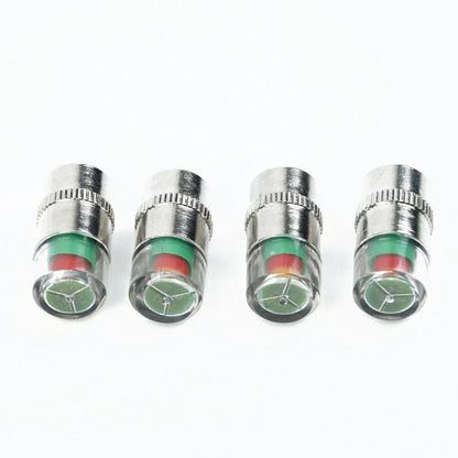 4x Valve Tyre Cap Dust Monitor Tire Pressure 38-32-36 PSI Sensor for Car Auto