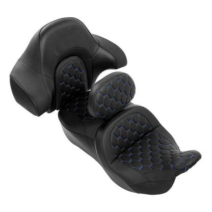 Driver Passenger Seat & Backrests for Harley Road Electra Glide (2014-2023)