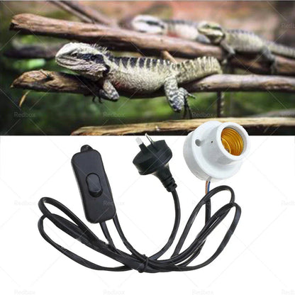 Ceramic Heat UV UVB Lamp Light Holder for Brooder Reptile Tortoise