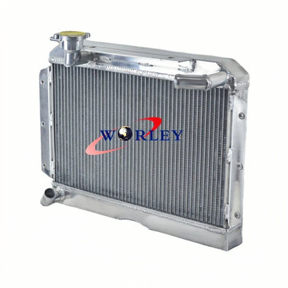 5ROW Aluminum Radiator & Fans for Rover MG MGA 1500/1600/1622 (1955-1962)