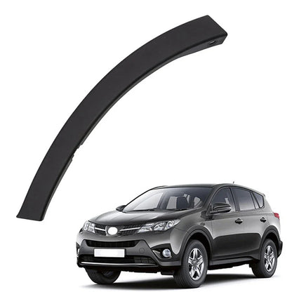 Black Front Bumper Wheel Fender Molding Trim for Toyota RAV4 (2013-2015)