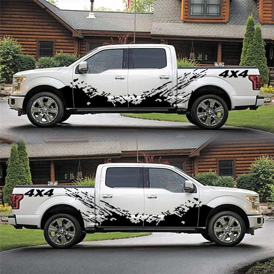 Universal 4x4 Side Body Decal Splash Graphic Vinyl Sticker for Car