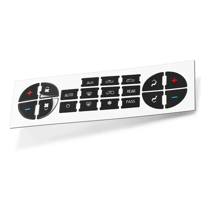AC Dash Button Repair Kit Decal Stickers for Chevrolet Tahoe