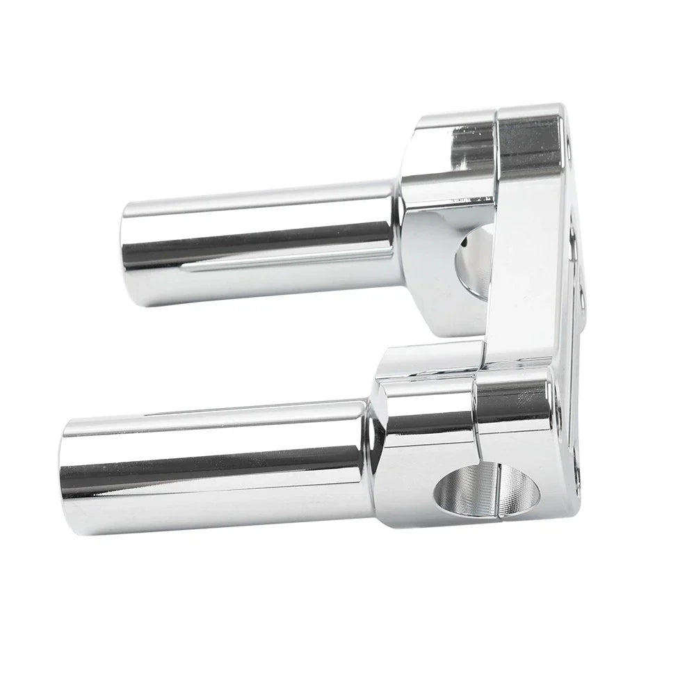 4" Chrome Handlebar Riser 1" Top Clamp for Harley Road Glide Softail (2001-2023)