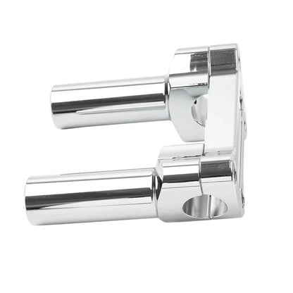 4" Chrome Handlebar Riser 1" Top Clamp for Harley Road Glide Softail (2001-2023)