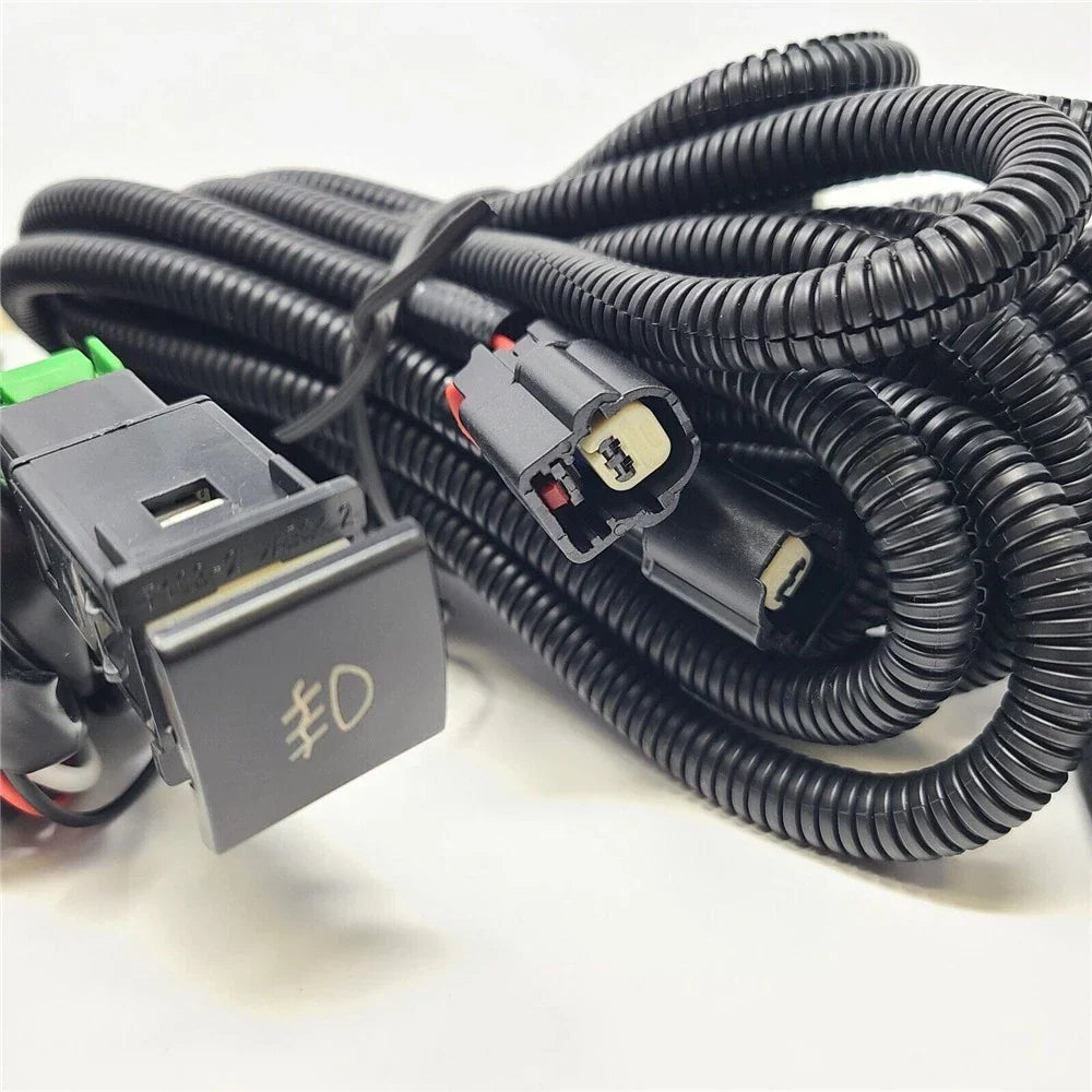 LED Fog Driving Lights for 2019-2023 Toyota Rav4 Dual Color DRL Signal