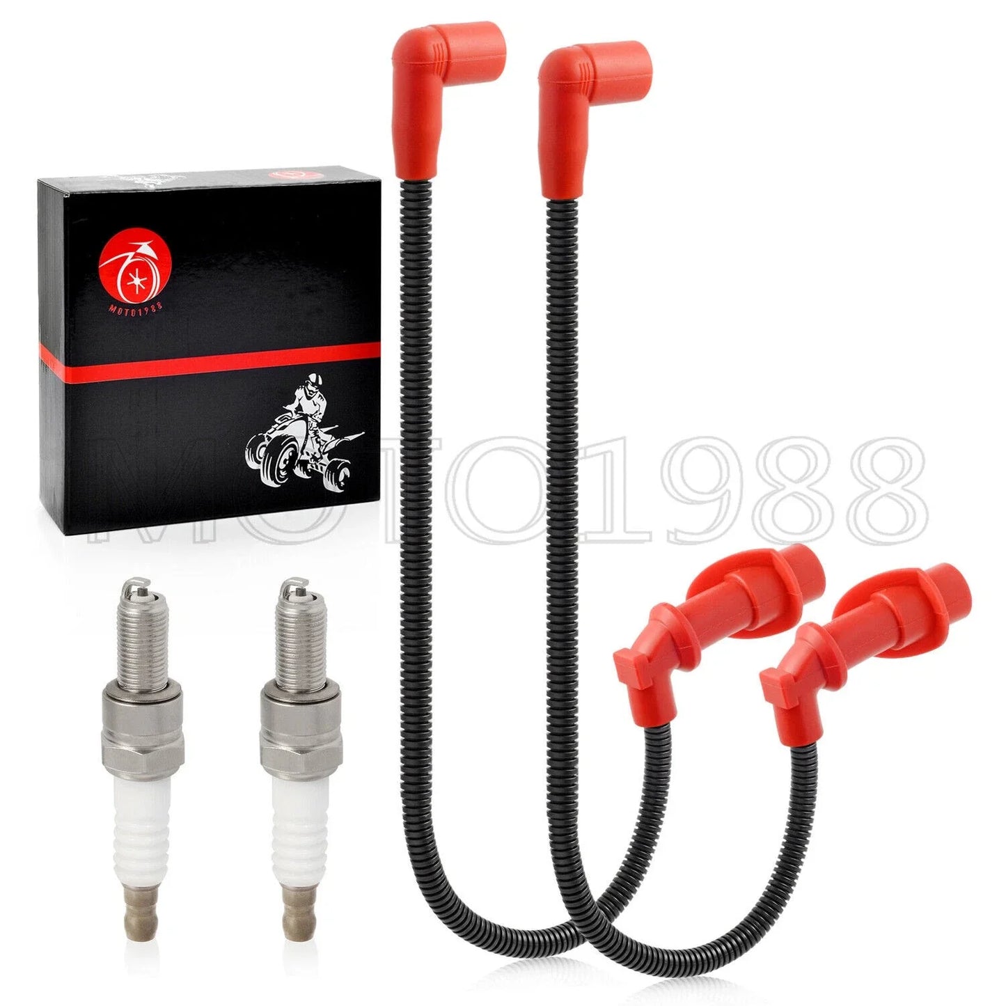 Ignition coil Spark plug Cap & Wire for Polaris RZR 800 / S (2008–2010)