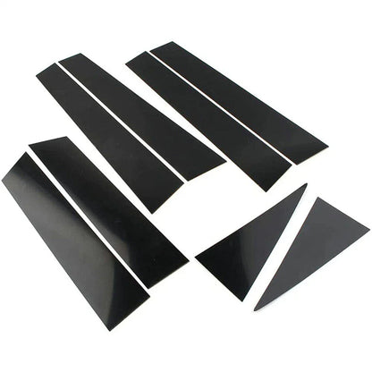 8pcs Glossy Black Window Pillar Post Trim for Nissan Rogue (2014-2020)