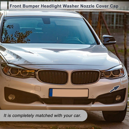 Front Left Bumper Headlight Washer Nozzle Cover Cap for BMW 335i GT