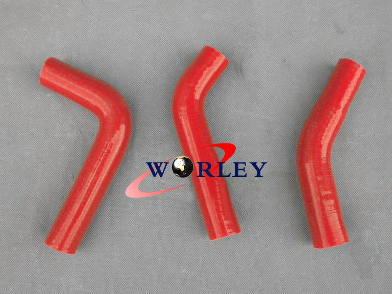 BLACK Silicone Radiator Hose Kit for YAMAHA RD250 RD350 (1973-1983)