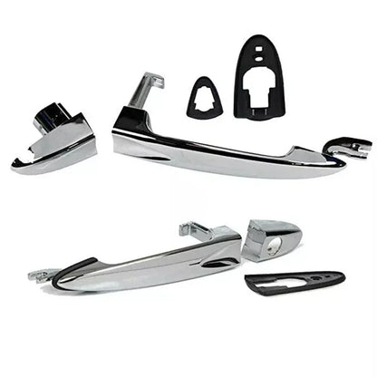 Silver ABS External Door Handle for Lancia Ypsilon (2003–2011)