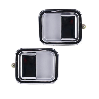 2 x Front LH+RH Chrome Outer Door Handle for Jeep Wrangler TJ (1996–2007)