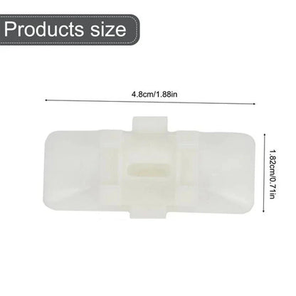 10 x Car Body Side Moulding Clips White for Mercedes Benz W124 W129 (1990-1996)