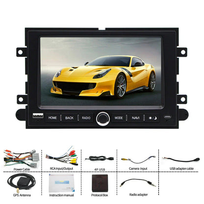 7" Stereo Radio GPS Navigation Head Unit for Ford Focus Fusion Mustang Explorer