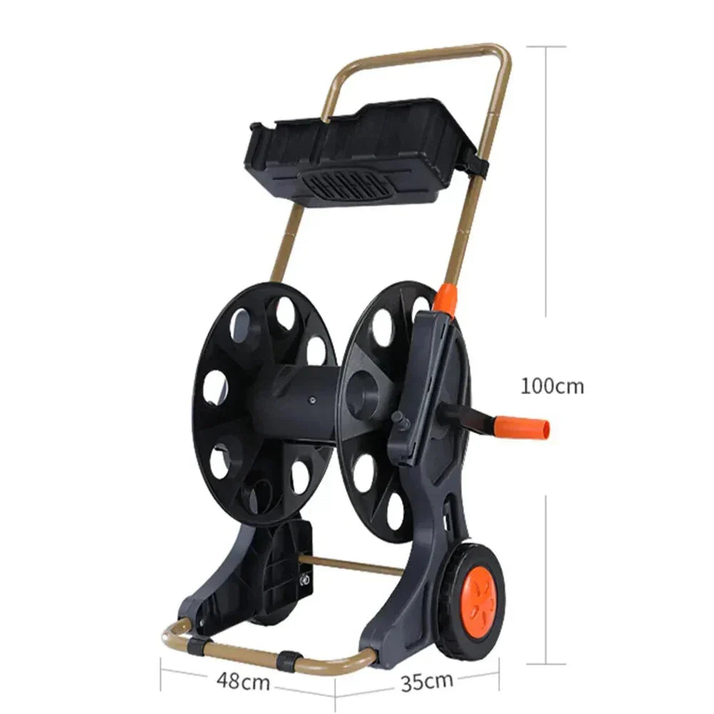 Portable Light Duty Hose Reel Water Pipe Cart for Garden