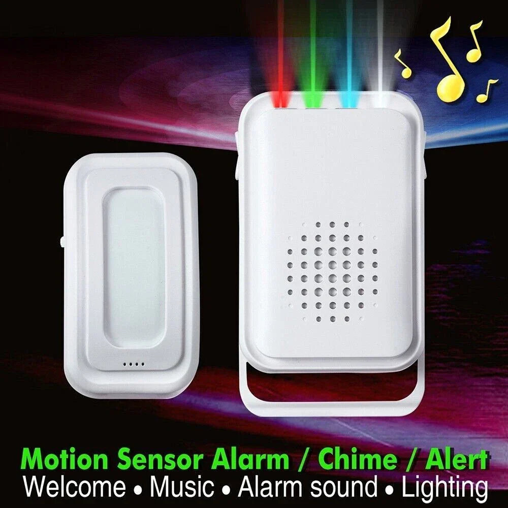 Wireless PIR Motion Sensor Alarm Chime for Shop Entry