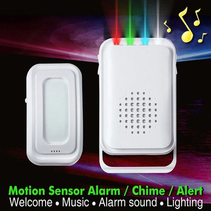Wireless PIR Motion Sensor Alarm Chime for Shop Entry
